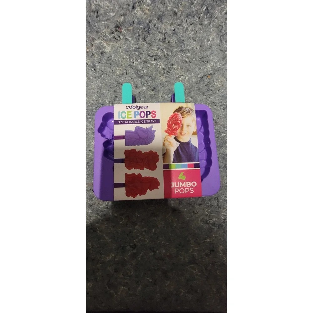 Coolgear Stackable Trays 4 Ice Pops Jumbo‎ Pops